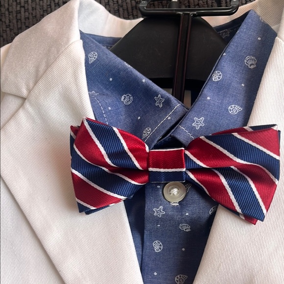 NWT Boys' White 4 Piece Suit Set - Picture 4 of 6